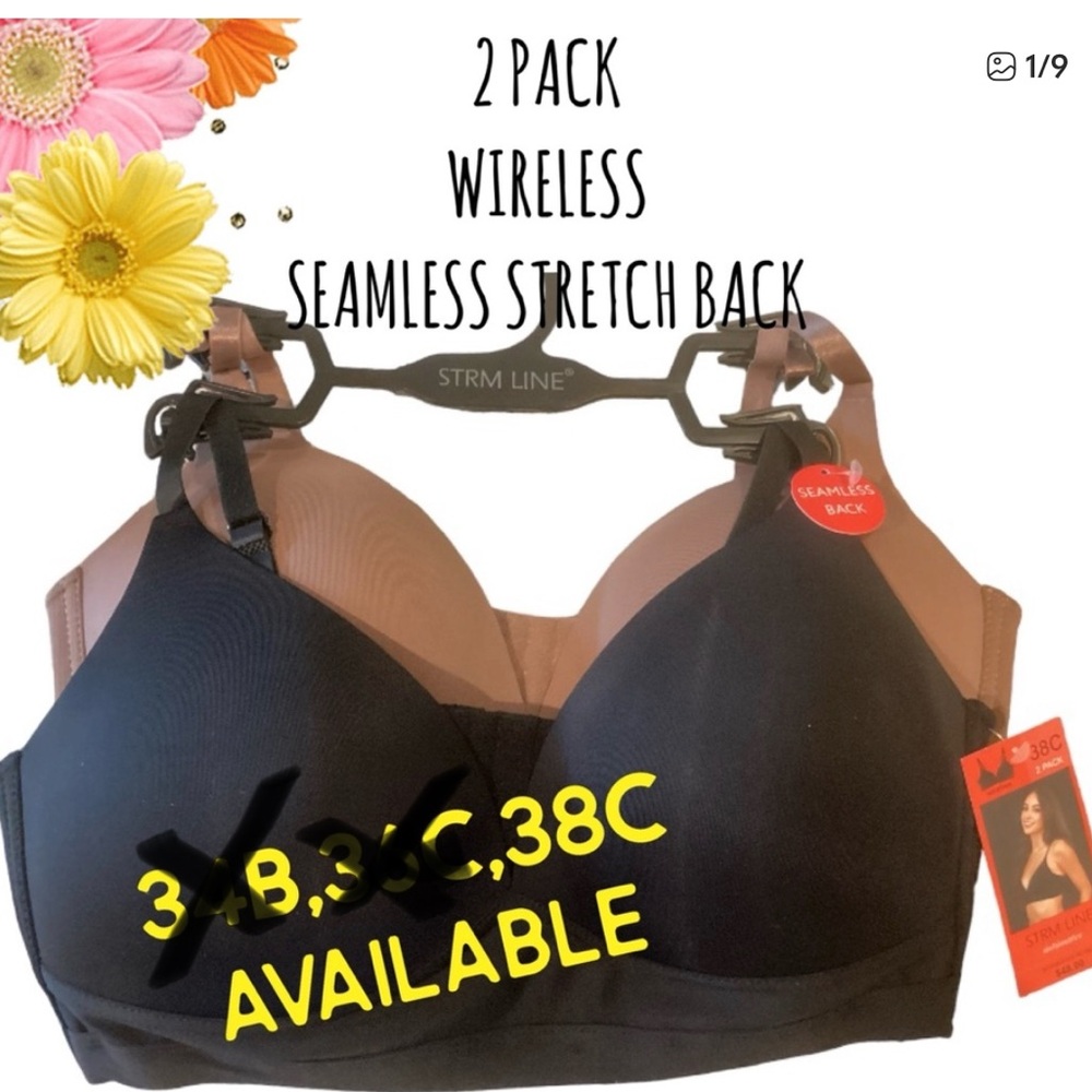 Restocked! 🌸2 Pack BRAS WIRELESS STRM LINE
